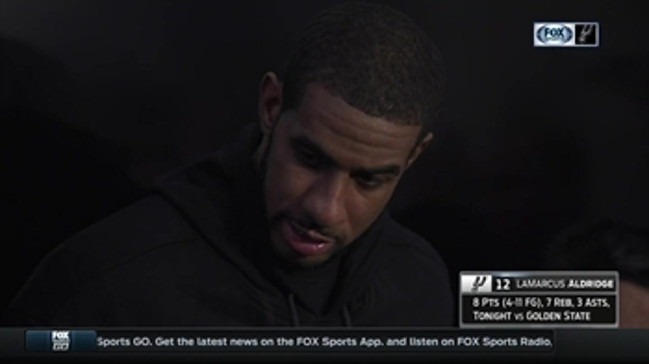 LaMarcus Aldridge: 'We tried to compete and do the best we could do'