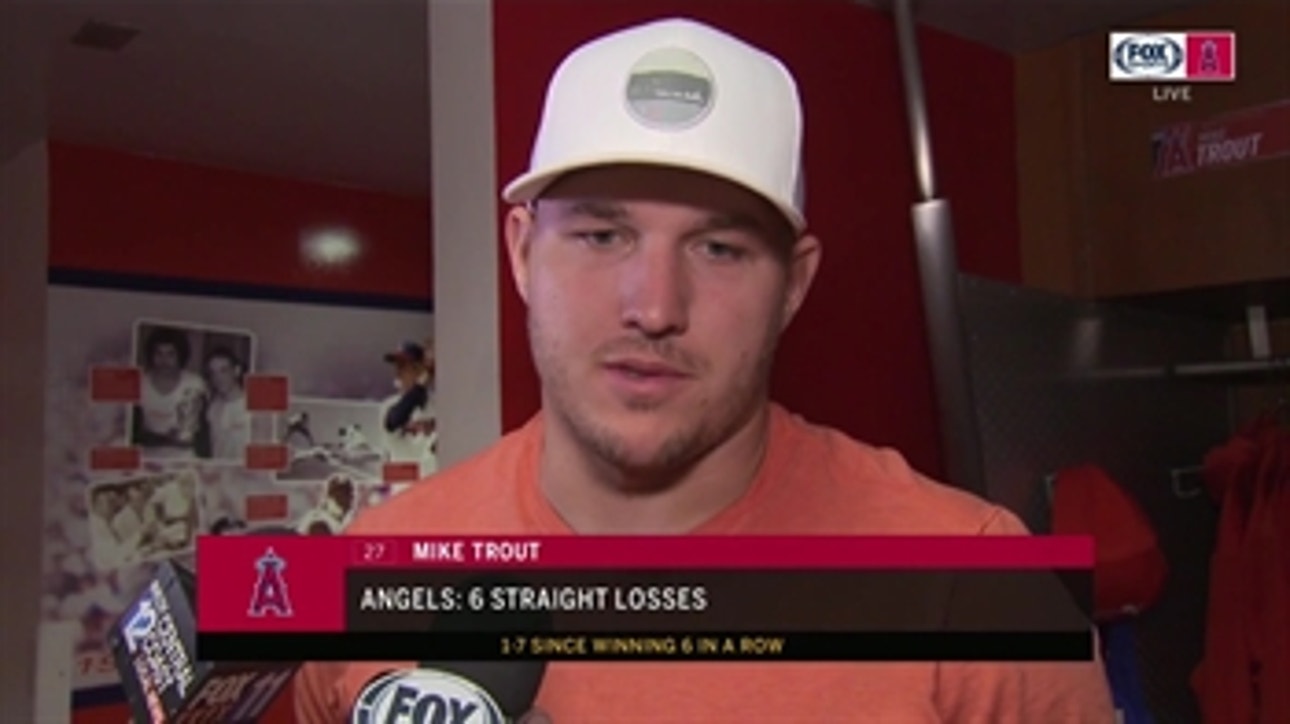 Trout and Pujols talk about the Angels' losing streak