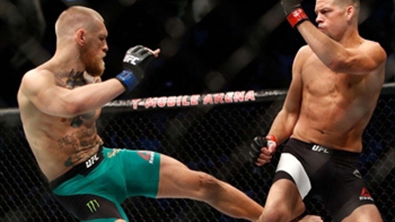 Nate Diaz taunts Conor McGregor about trilogy fight comments