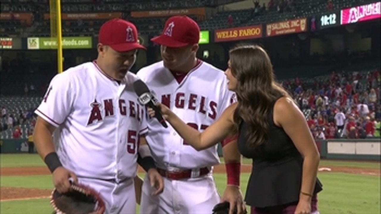 Choi, Trout slug the Angels to a comeback victory over the Rangers