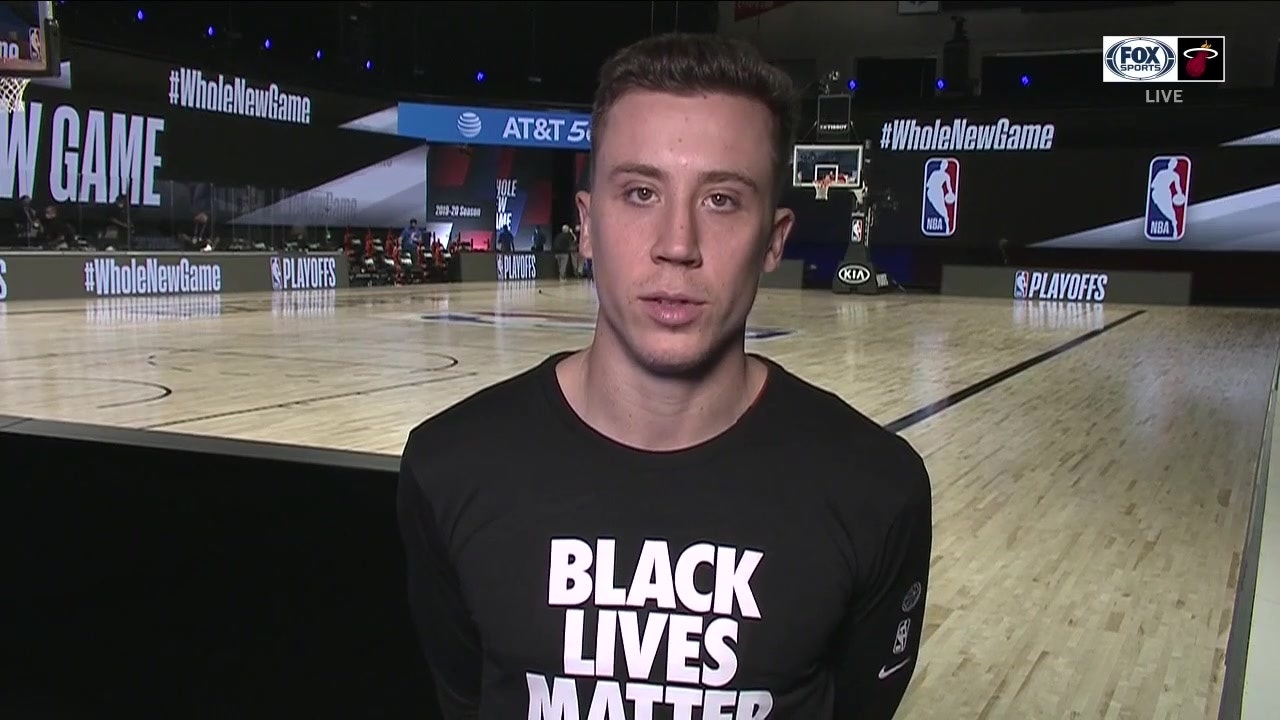 Duncan Robinson on his 3-point barrage, Heat's Game 2 win