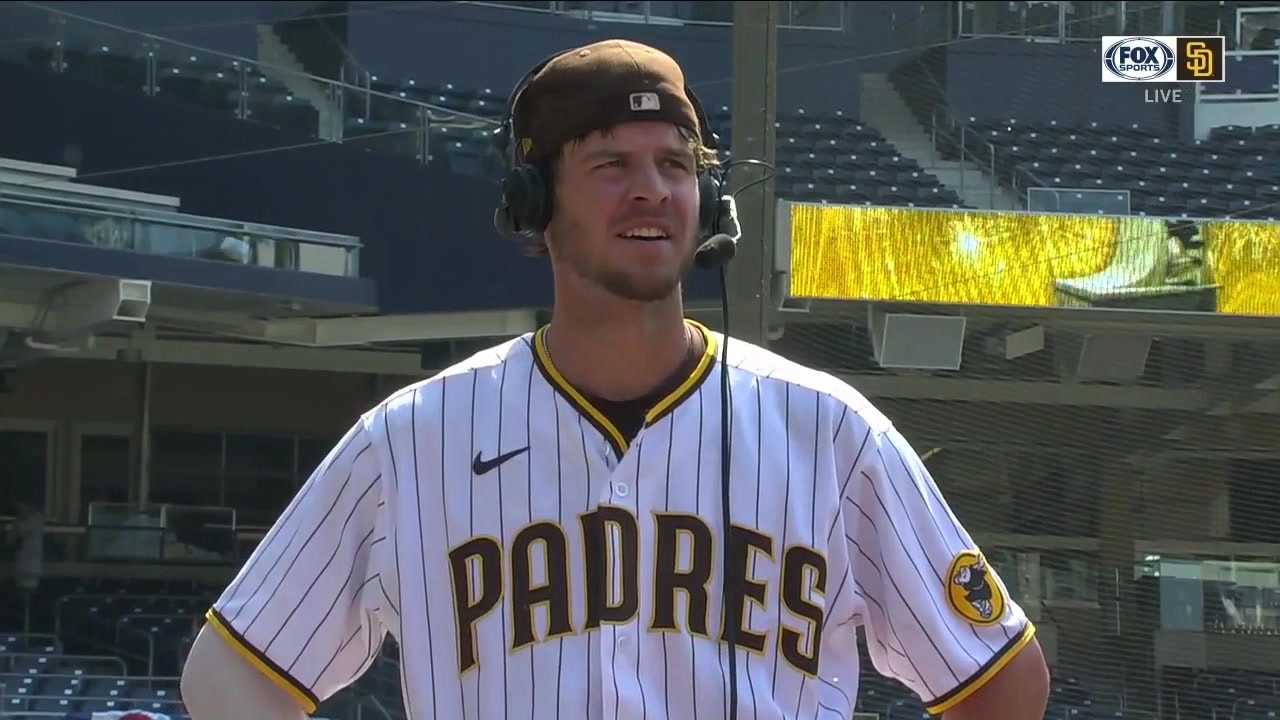 Wil Myers talks after walk-off home run