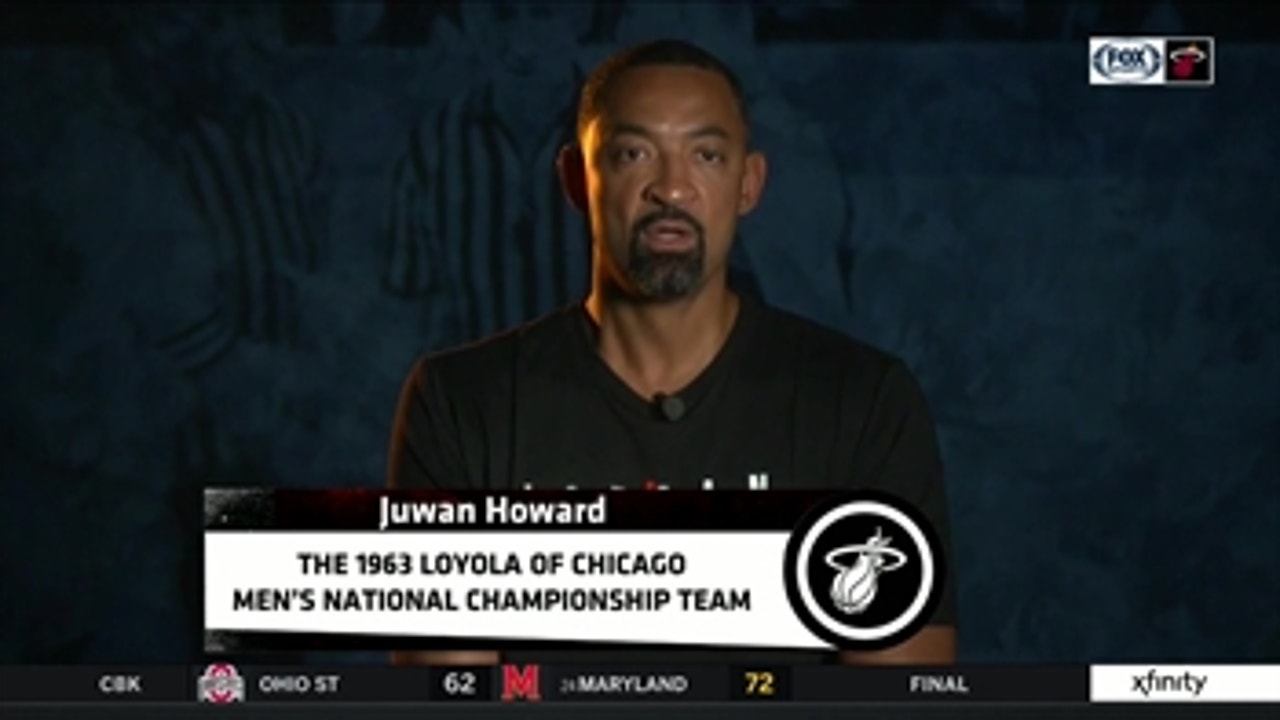 Black History Month: Miami Heat's Juwan Howard on 1963 Loyola of Chicago's men's basketball team