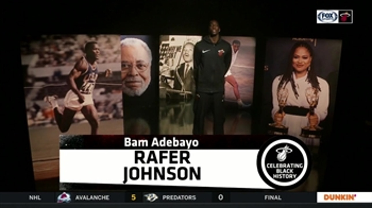 Black History Month: Miami Heat's Bam Adebayo on Rafer Johnson