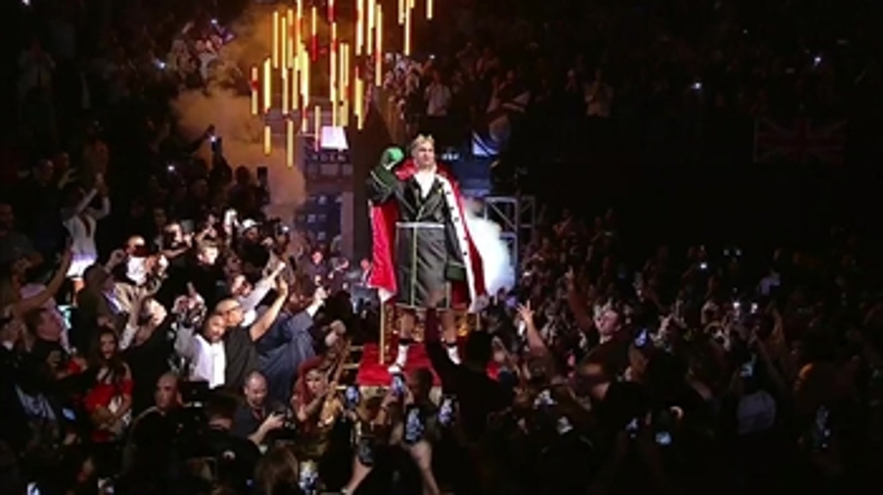 Watch Tyson Fury's eccentric entrance to ring in preparation of his fight with Deontay Wilder