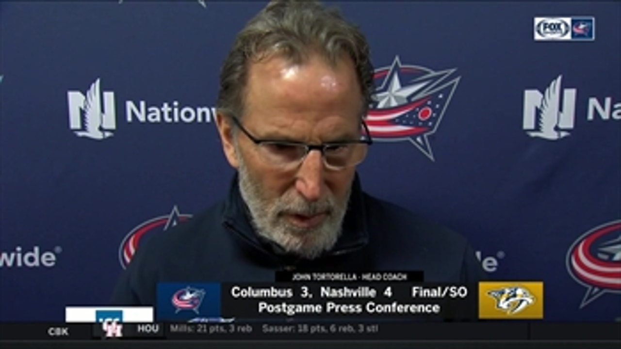 John Tortorella talks about the team's ability to keep fighting despite another loss in OT