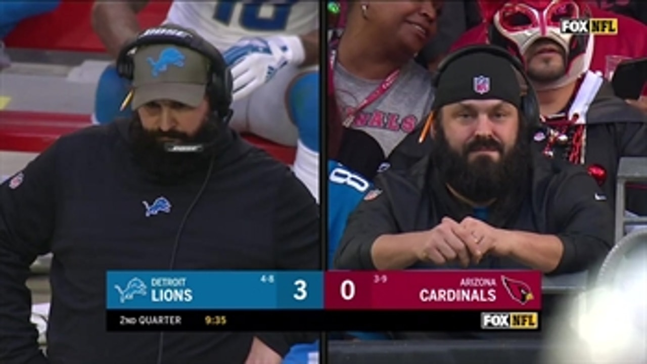 Matt Patricia's doppelgänger was in the stands for Lions vs. Cardinals
