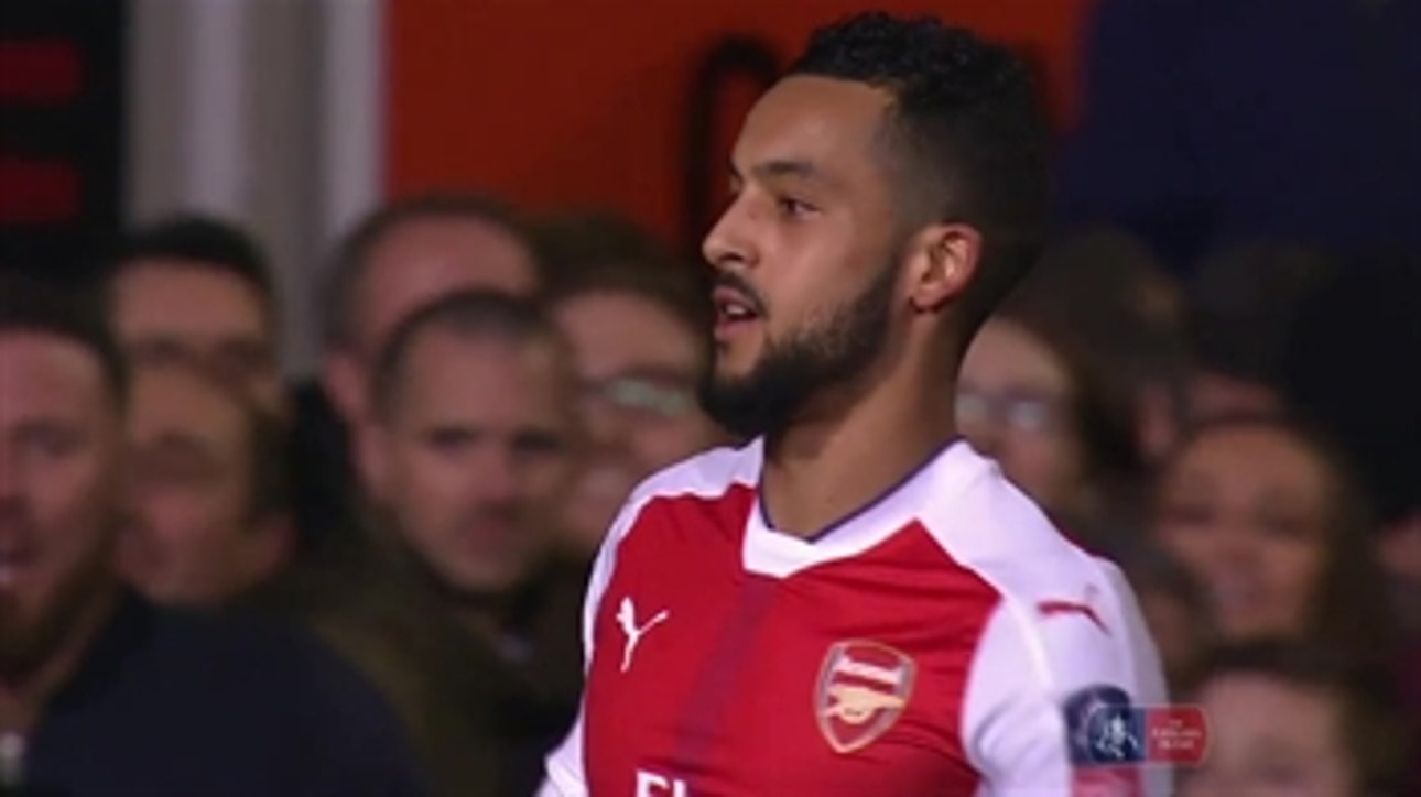 Theo Walcott scores his 100th goal for Arsenal ' 2016-17 FA Cup Highlights