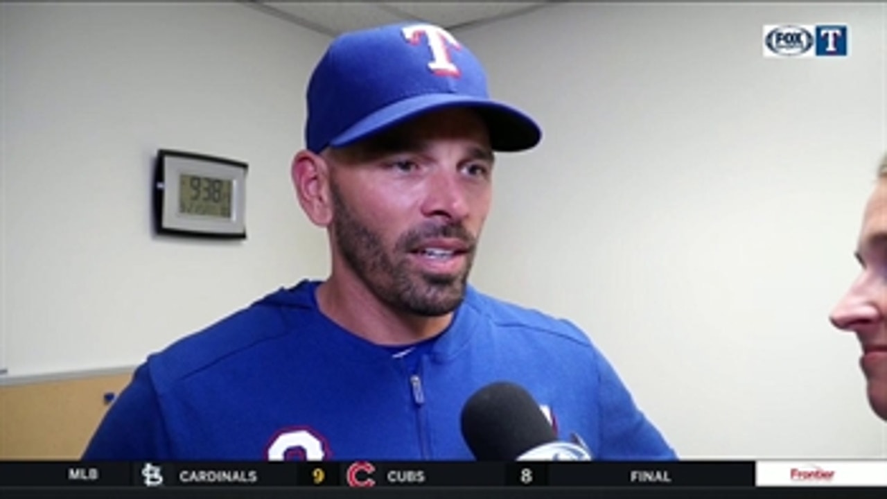 Chris Woodward talks Texas 12-3 loss to Oakland