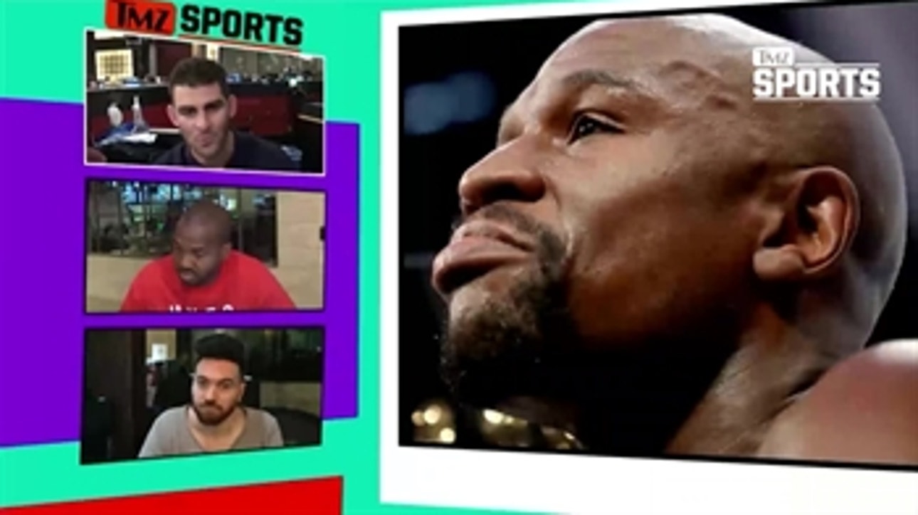 Floyd Mayweather blocked by ‘wild ‘n out’ model at celeb hoops game | TMZ SPORTS