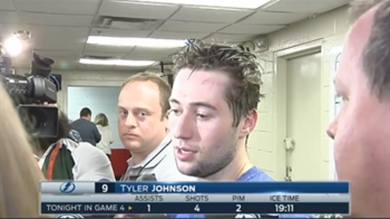 Tyler Johnson: We liked what we were doing on the power play