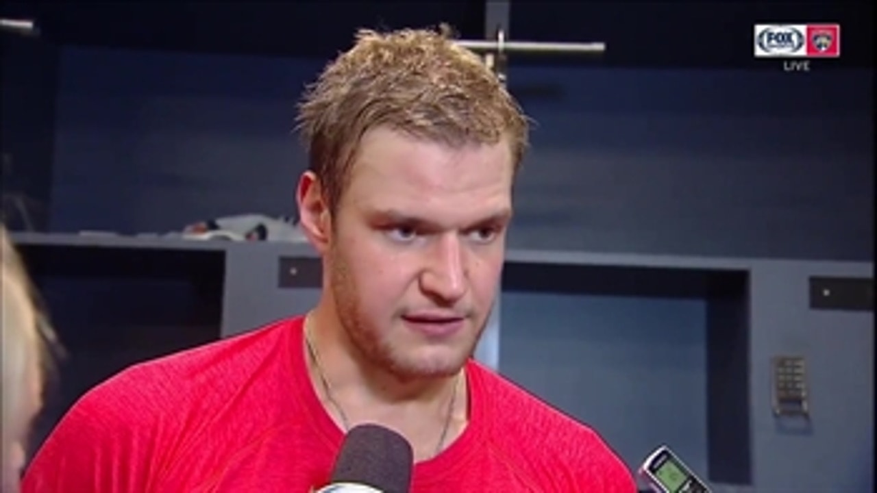 Aleksander Barkov talks today's frustrating game, his no-goal