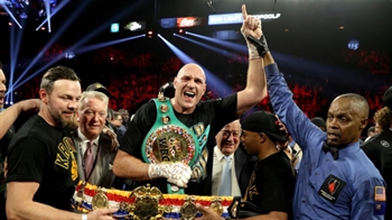 Tyson Fury announced as new Heavyweight champion after defeating Deontay Wilder