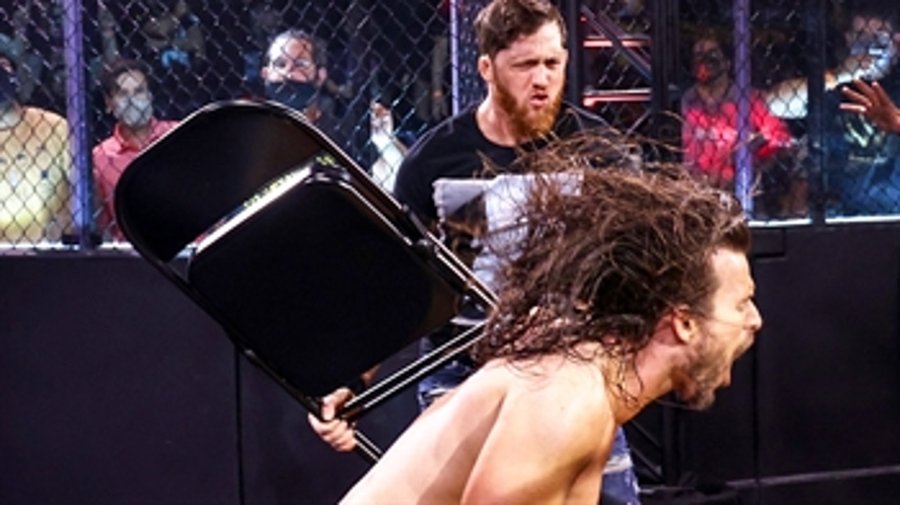 Kyle O'Reilly snaps on Adam Cole with steel chair: WWE NXT, July 27, 2021