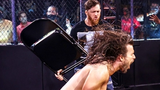 Kyle O'Reilly snaps on Adam Cole with steel chair: WWE NXT, July 27, 2021