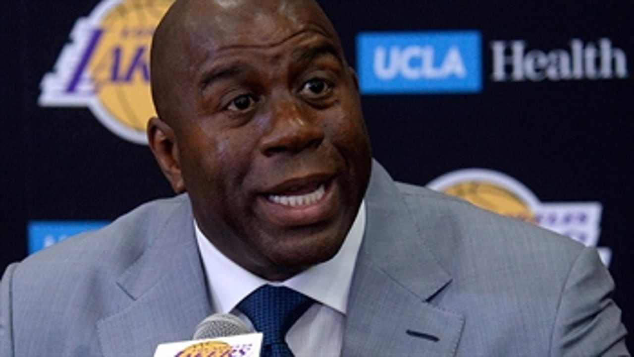 Nick Wright on criticism Lakers faced for hiring Magic Johnson