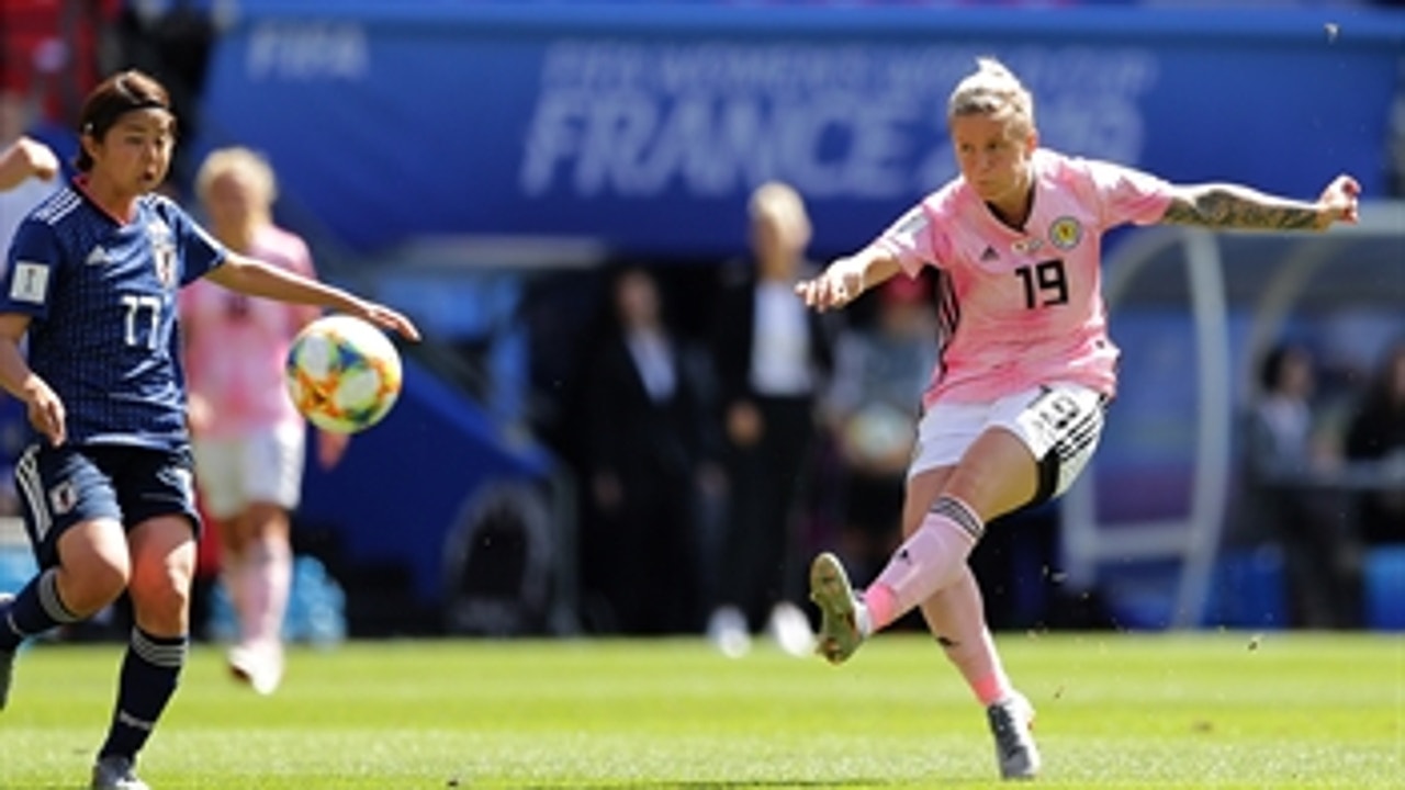 Scotland's Lana Clelland unleashes an absurdly gorgeous late goal vs. Japan
