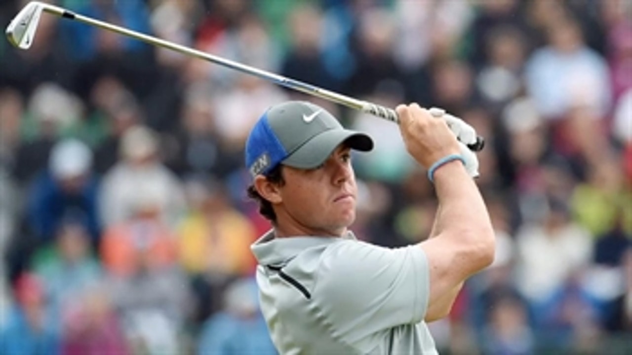 Rory McIlroy on pace to break British Open records