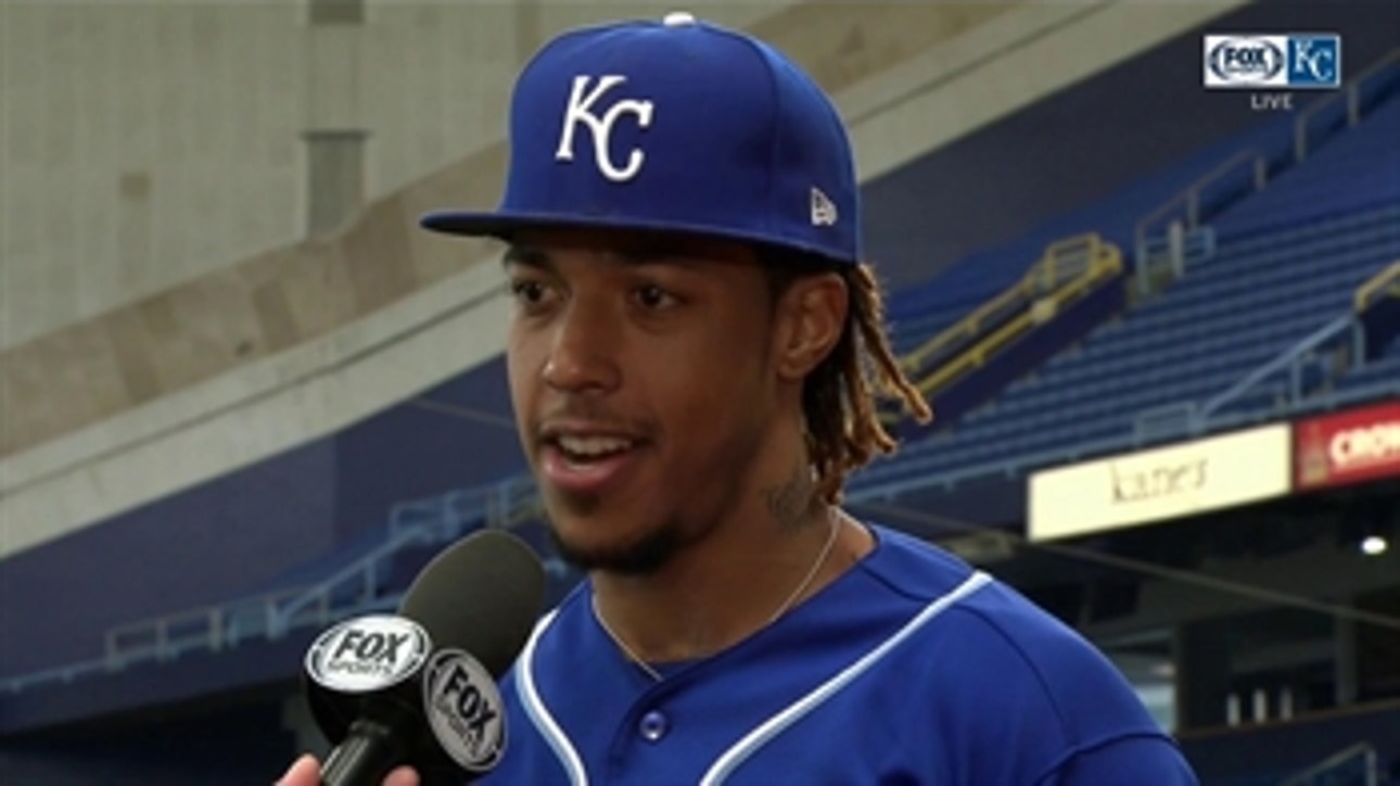 Adalberto Mondesi breaks down his three-run homer against the Rays