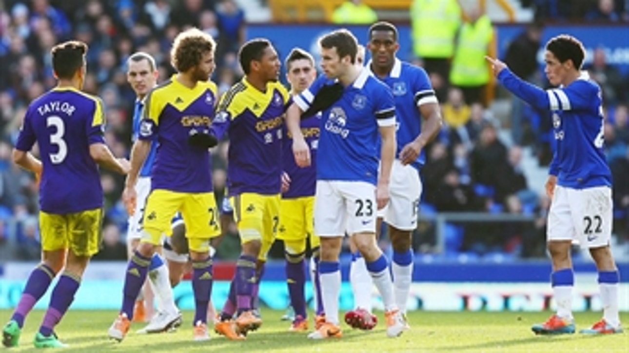 Everton v Swansea City FA Cup Highlights 02/16/14