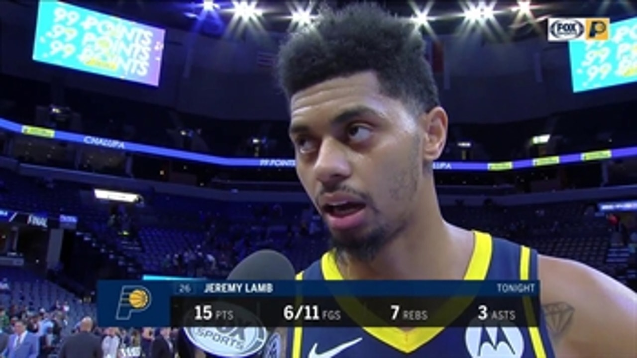 Lamb on what clicked for Pacers: 'We were moving the ball well'