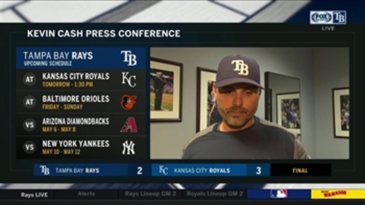 Kevin Cash on falling behind early in Game 1 of doubleheader