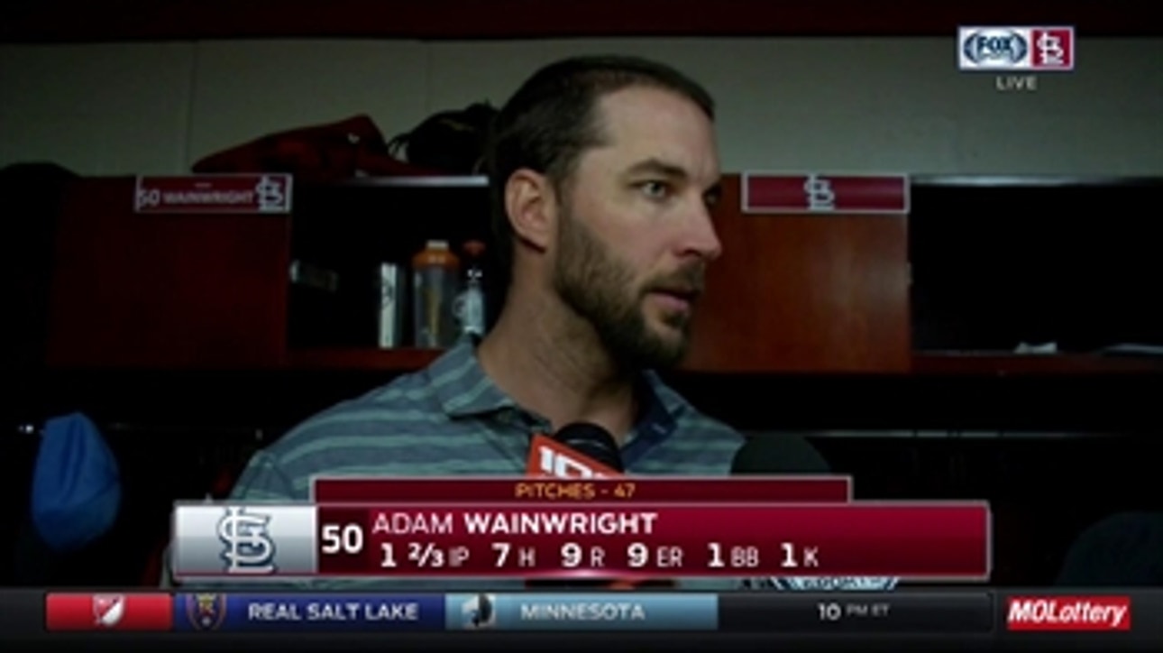 Wainwright: 'That was a sorry effort' against Orioles