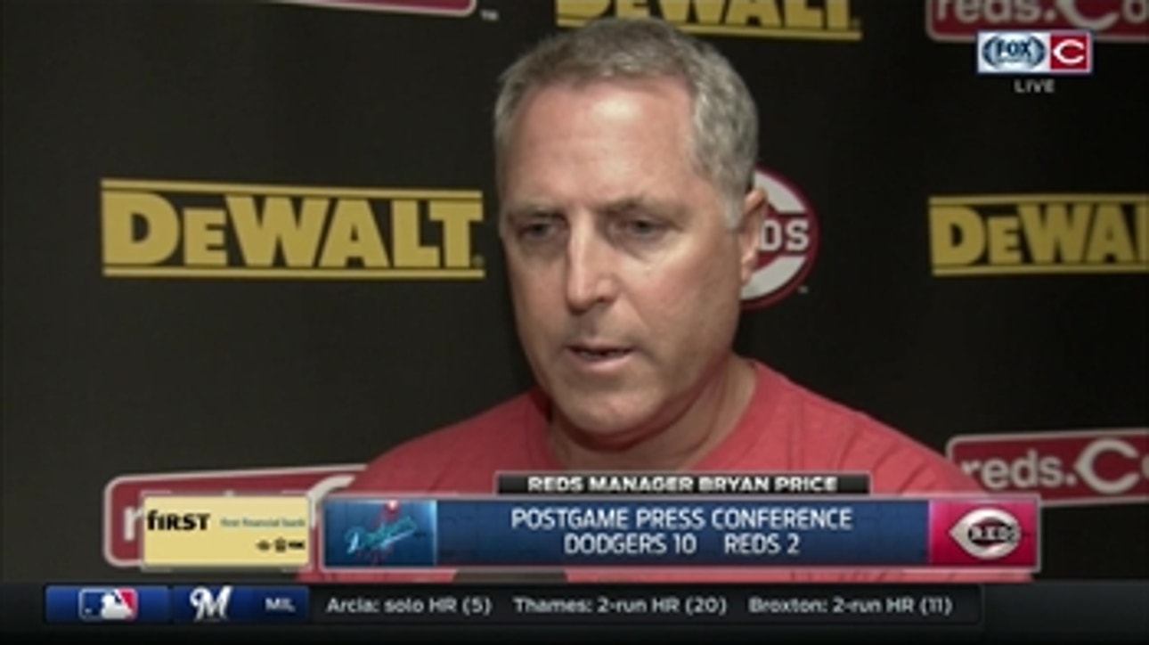 Bryan Price criticizes home plate umpire's hesitation