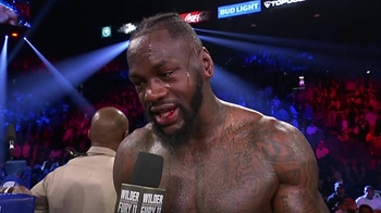 Deontay Wilder on first career loss: 'I wish my corner would've let me go out on my shield'