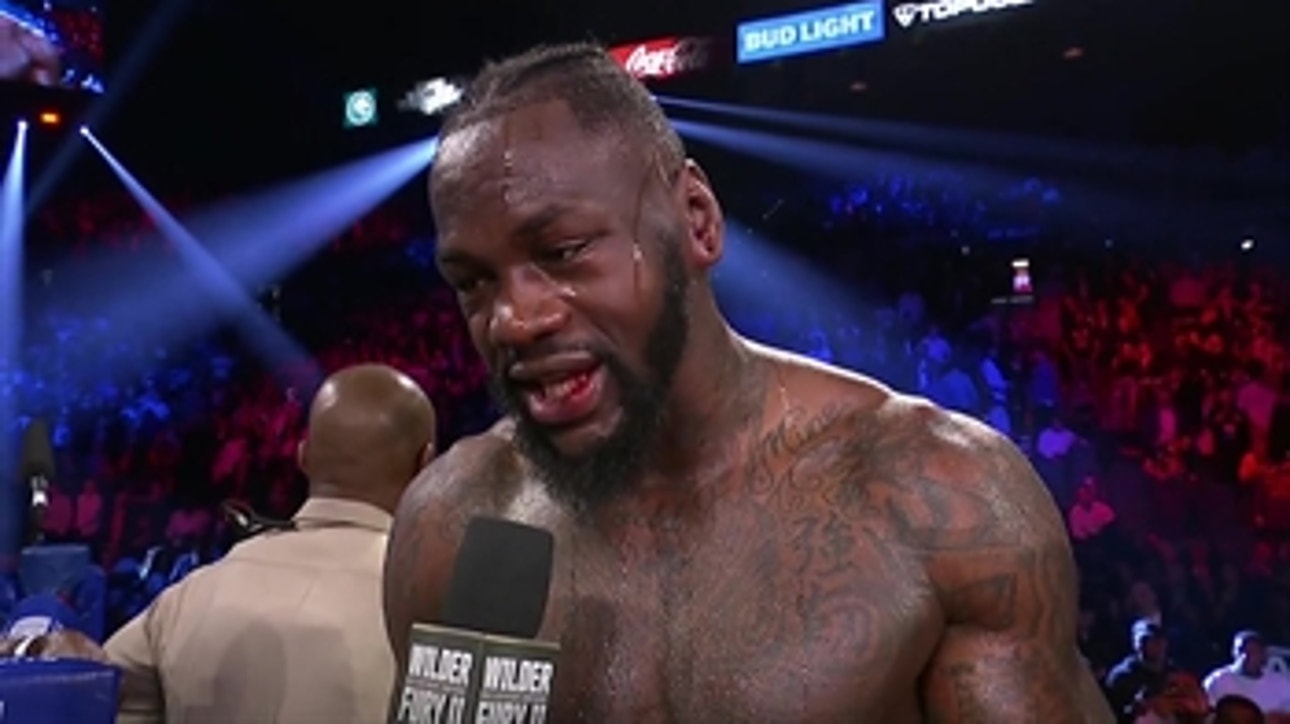 Deontay Wilder on first career loss: 'I wish my corner would’ve let me go out on my shield'
