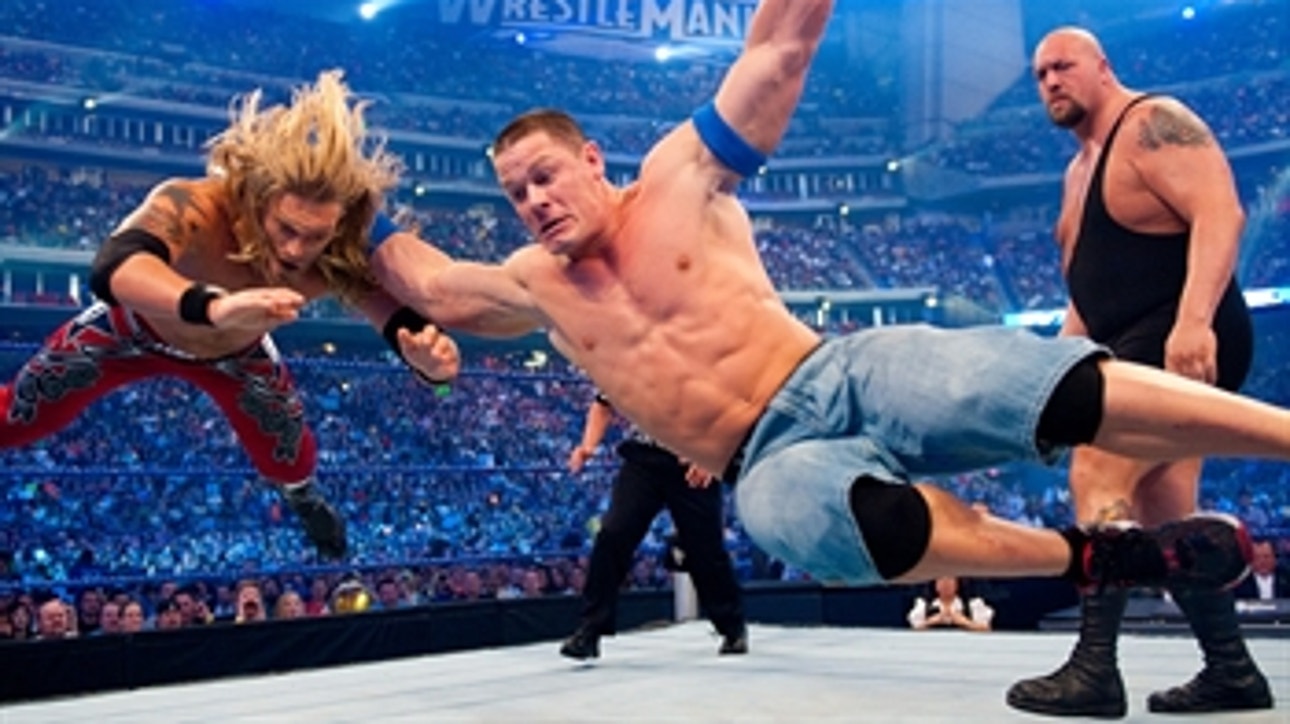 Edge vs. John Cena vs. Big Show - World Title Triple Threat Match: WrestleMania XXV (Full Match)