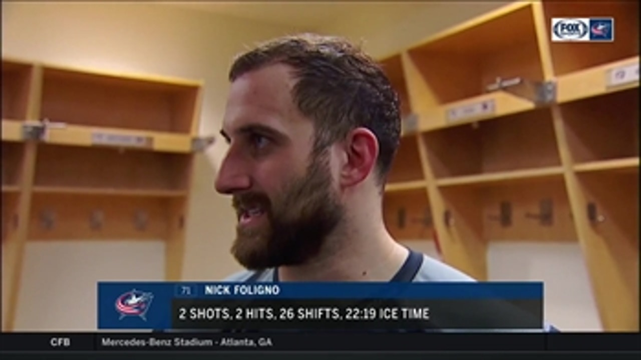Thrilling OT victory was a 'big win for us' says Nick Foligno