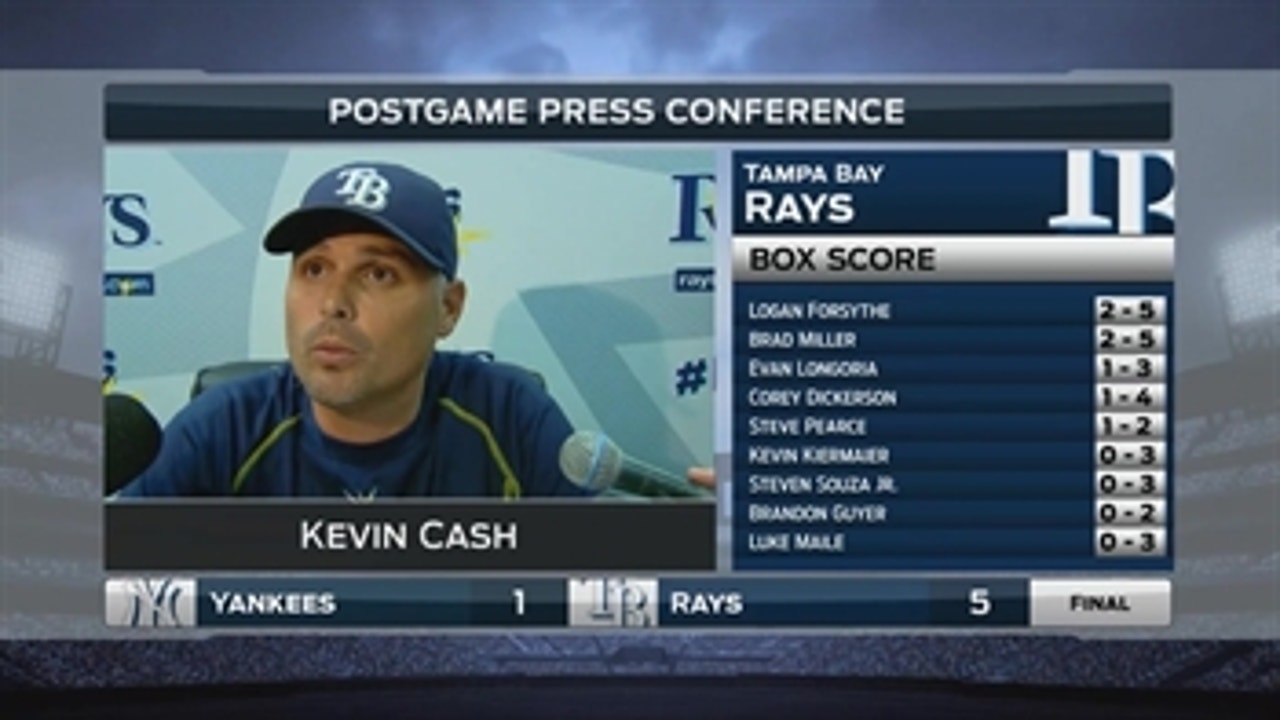Kevin Cash on starting homestand with a win Friday