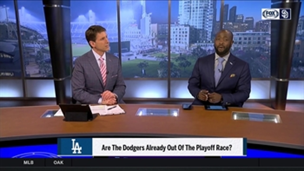 Are the Dodgers already out of the playoff race?