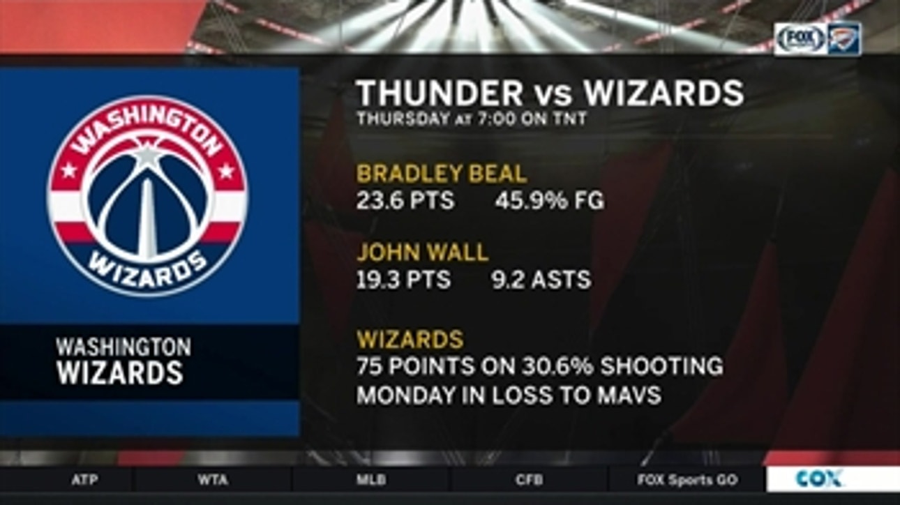 Washington Wizards at OKC Thunder preview ' Thunder Live