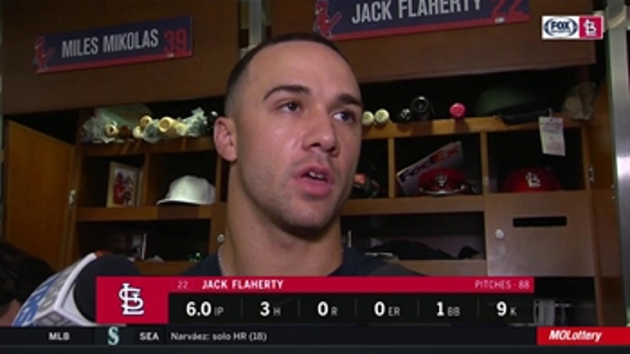 Flaherty: 'It was really nice' to be able to honor Skaggs with jersey