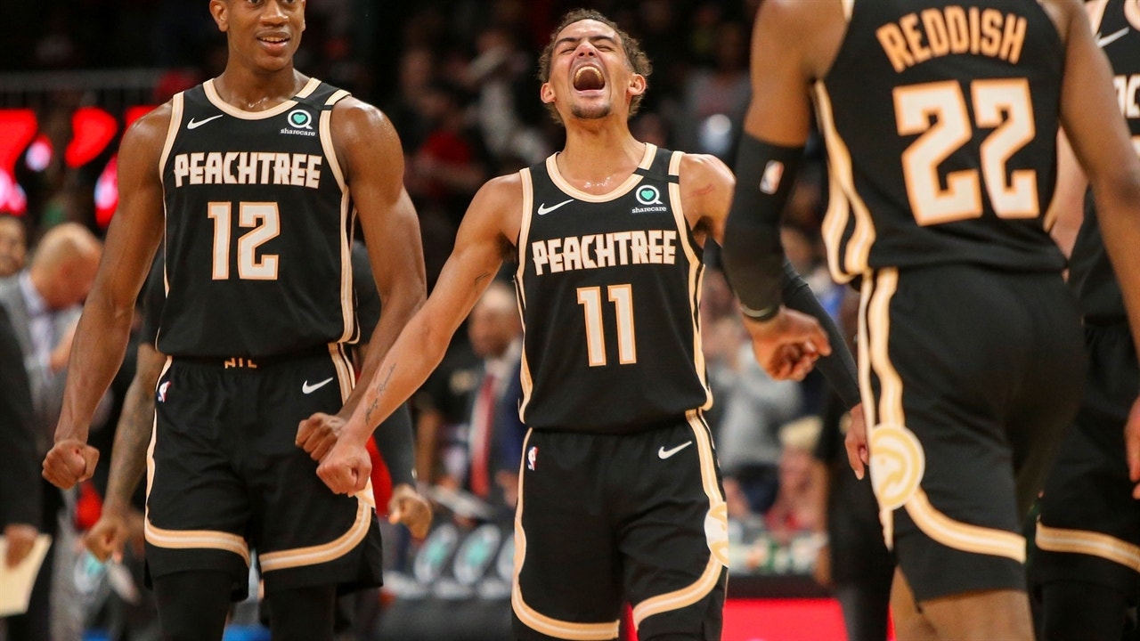 Shannon Sharpe reacts to Trae Young dropping 50 in win over Miami