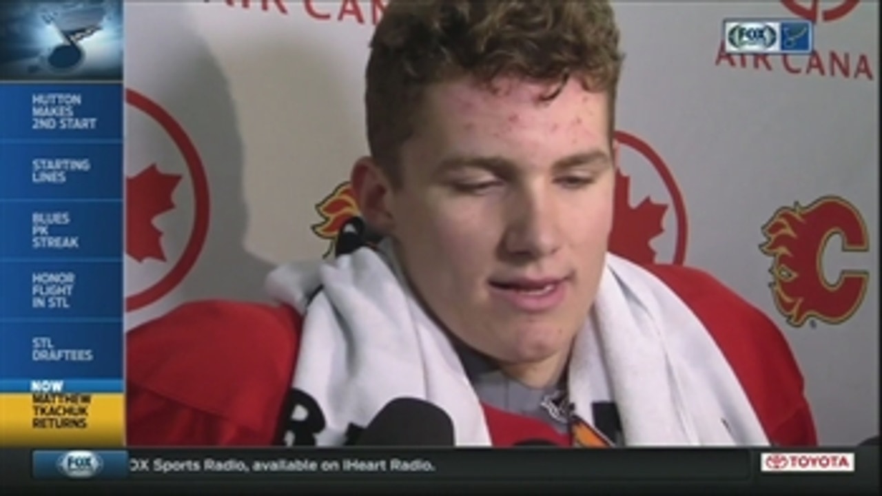 Matthew Tkachuk, son of Blues great Keith Tkachuk, on playing in St. Louis