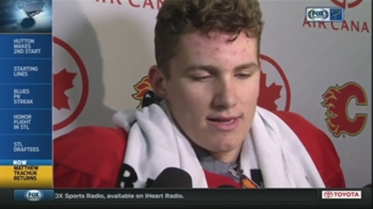 Matthew Tkachuk, son of Blues great Keith Tkachuk, on playing in St. Louis