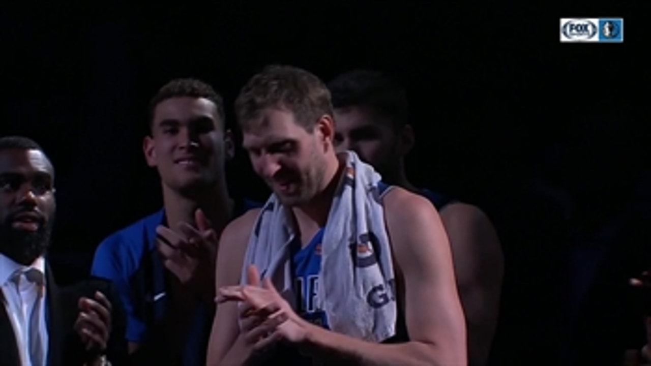 Dirk and His NBA Heroes ' Dirk Appreciation Night