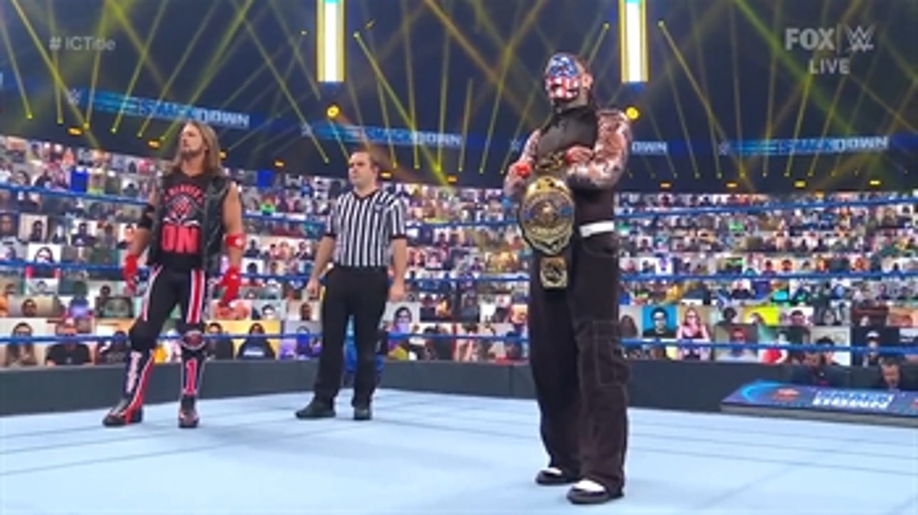 'Intercontinental Champion' Sami Zayn interrupts AJ Styles vs. Jeff Hardy