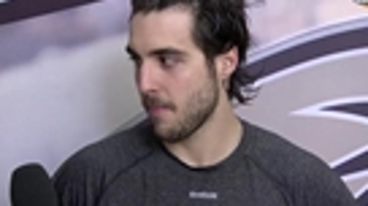 Perreault back on ice after injury