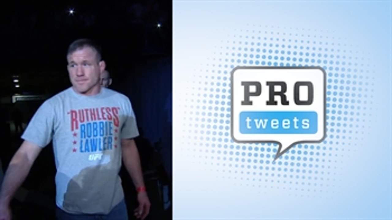 MMA fighters around the world were moved my Matt Hughes appearance in St. Louis ' PRO TWEETS