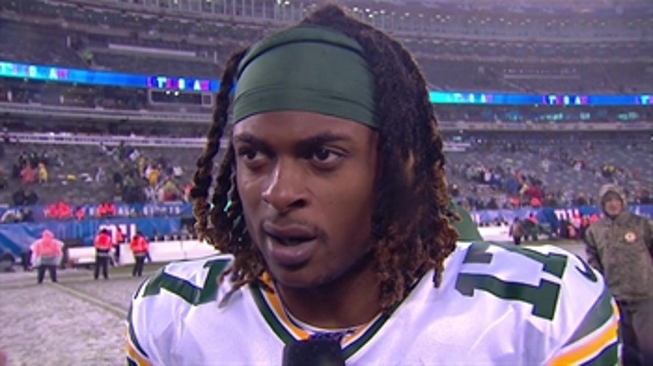 Davante Adams on decisive win over Giants: 'We came out with the juice'