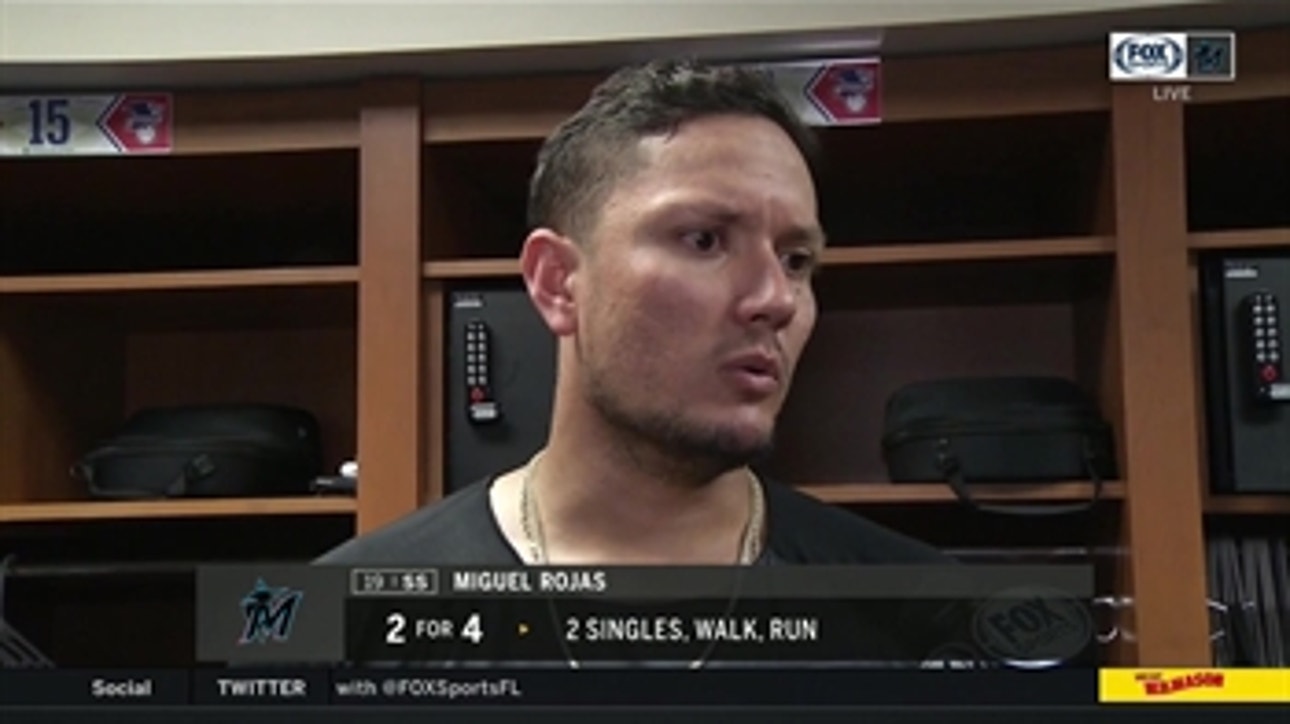 Miguel Rojas says Marlins went out there and battled every game
