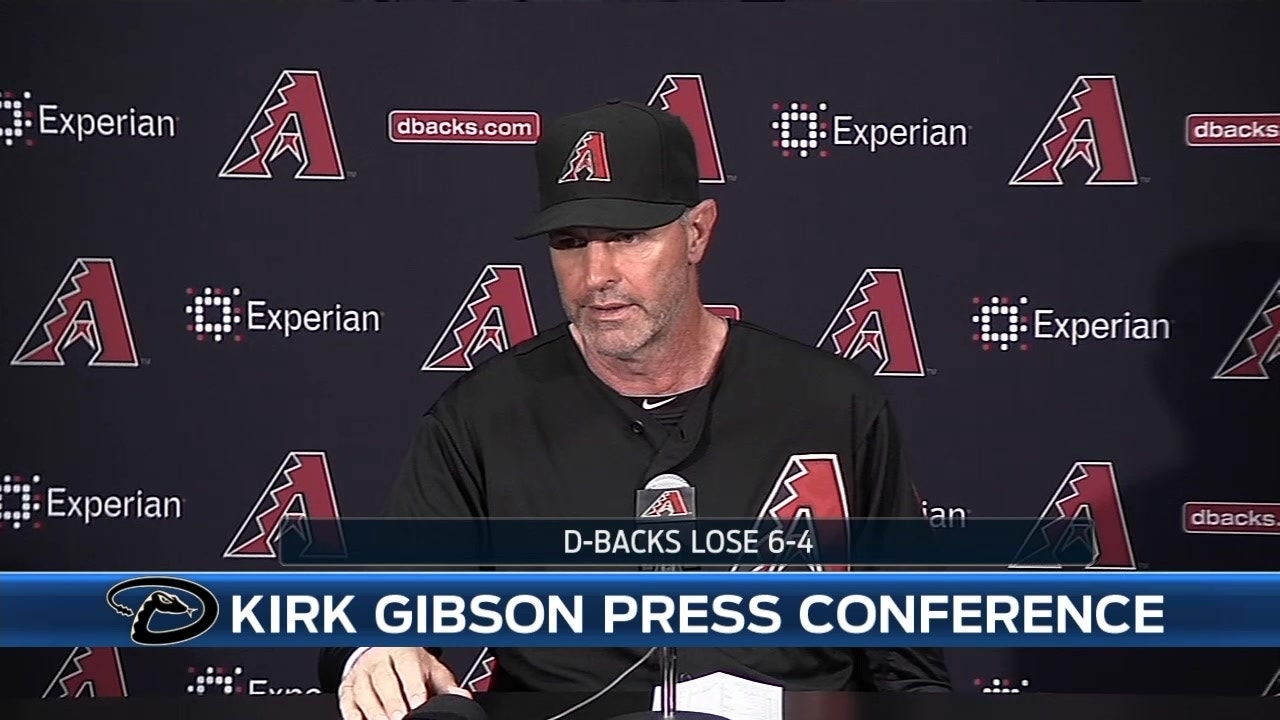 Gibson discusses loss to Giants