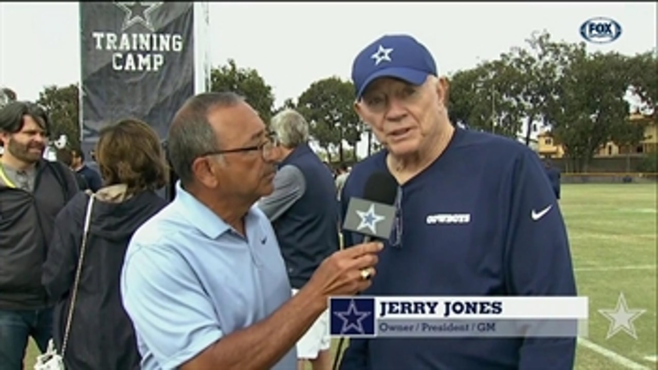 Jerry Jones on the Blue-White Scrimmage ' Inside Cowboys Training Camp