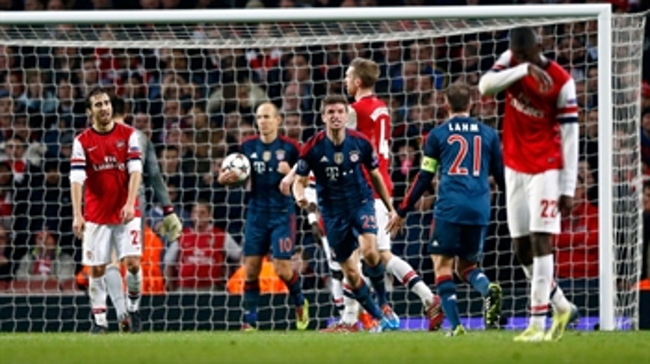 Muller doubles Bayern's lead over Arsenal