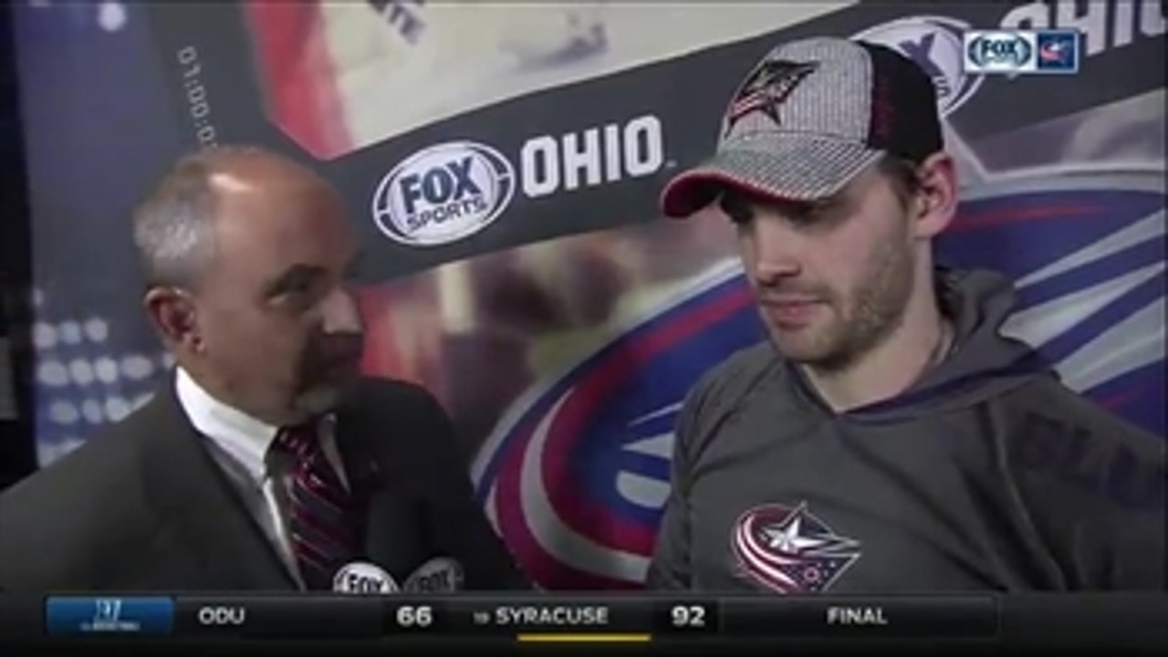 Booner Jenner knew the Blue Jackets had a battle in facing the Kings.