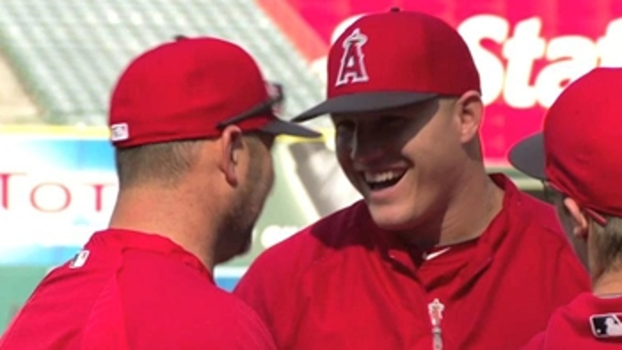 Mike Trout Mic'd Up for Batting Practice